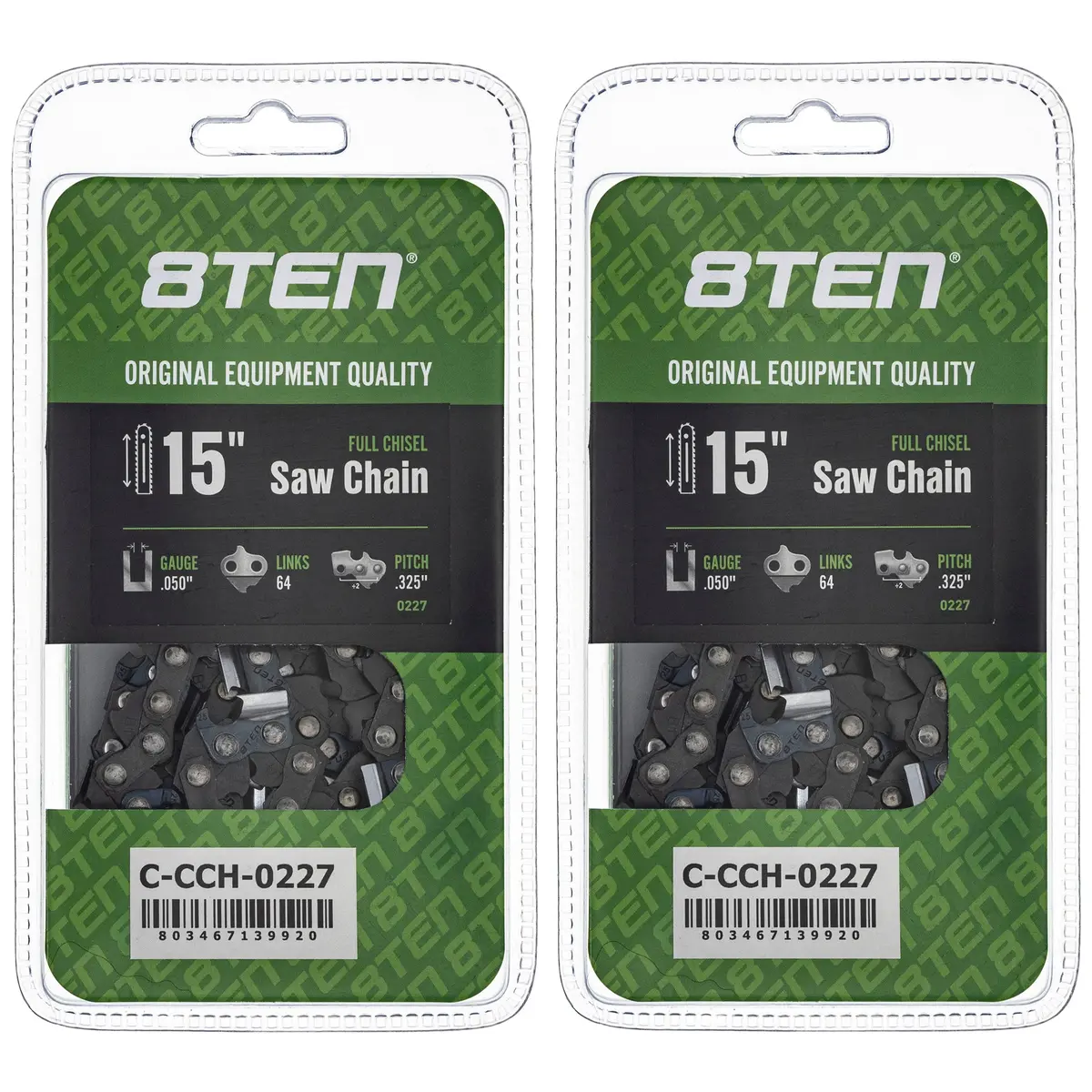 Chainsaw Chain 15 Inch .050 .325 64Dl For Dolmar 581643164 23Rsc64 20Lgx064g | 2-Pack 1