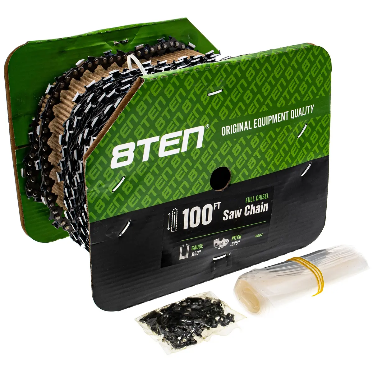 Chainsaw Chain Bulk Reel Full Chisel 100 Foot .050 .325 Pitch 1