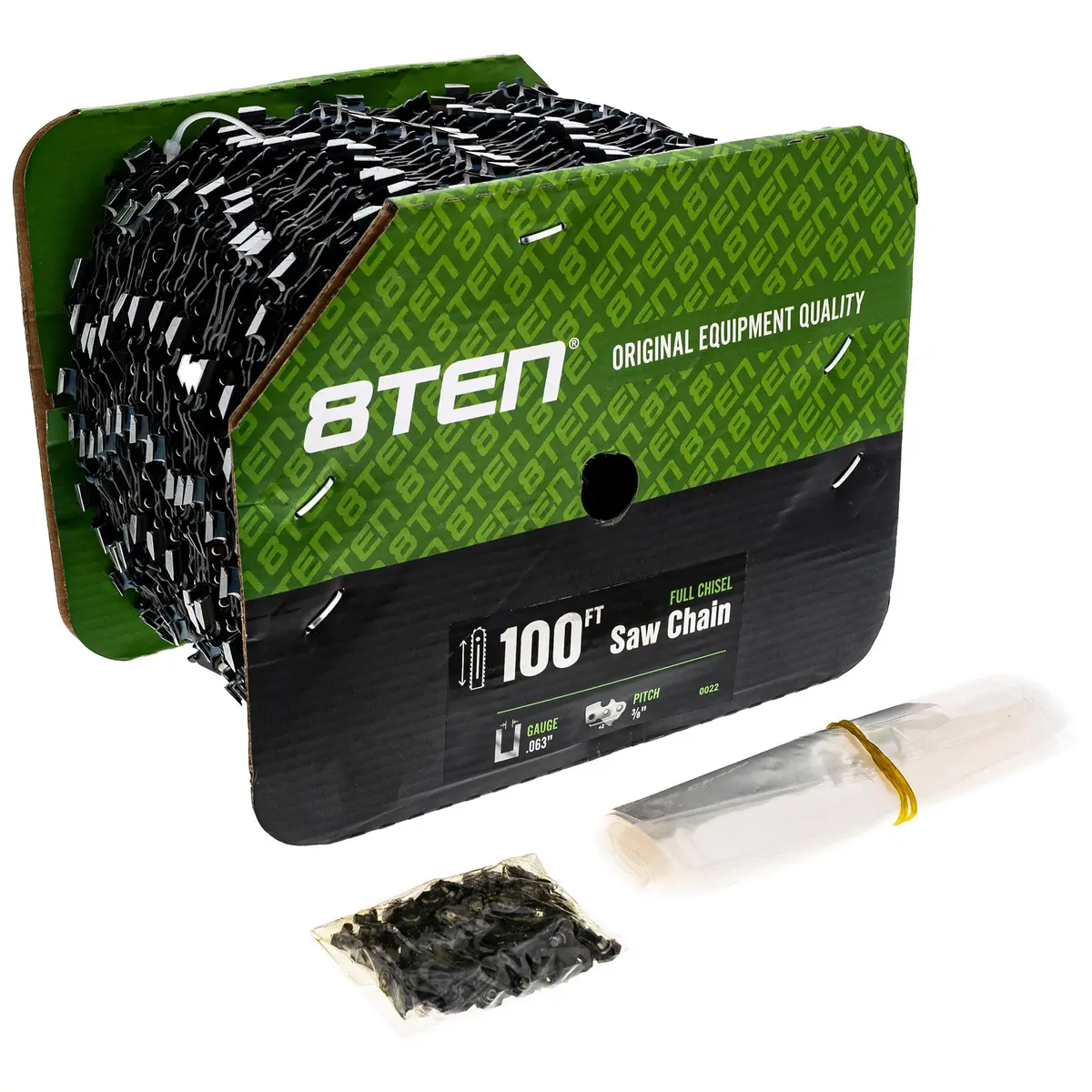 Chainsaw Chain Bulk Reel Full Chisel 100 Foot .063 3/8 Pitch 1