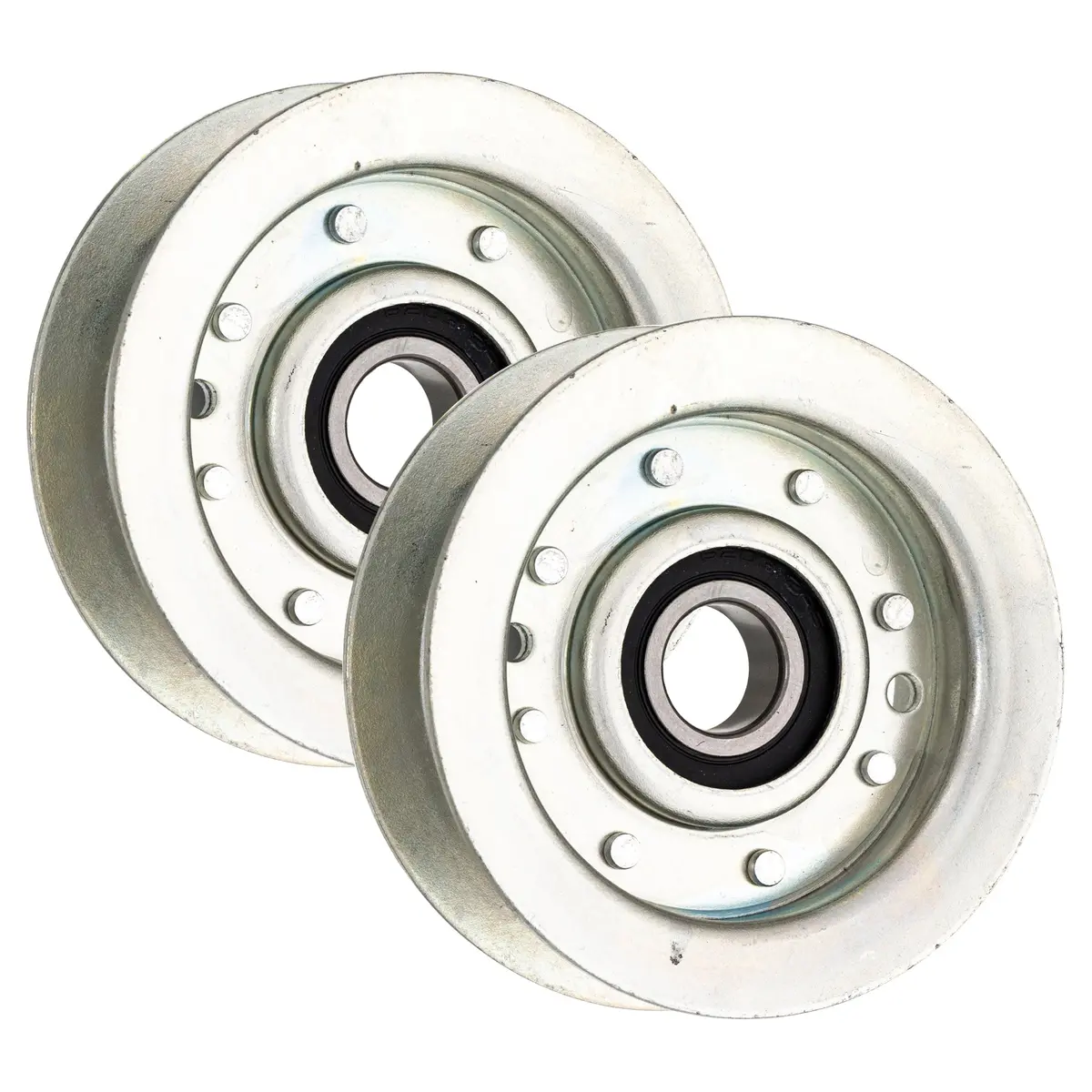 Flat Idler Pulley Set For John Deere Scotts Sabre Gy22172 Gy20067 | 2-Pack 1