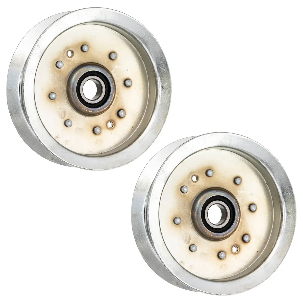 Flat Idler Pulley Set For Cub Cadet Craftsman John Deere Gy20629 756-05034 Gy20110 Gy22082 | 2-Pack 1