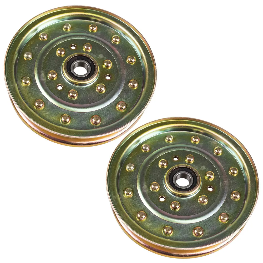 Flat Idler Pulley Set For Toro Exmark 1-633109 116-4667 633109 126-7685 132-9424 | 2-Pack 2