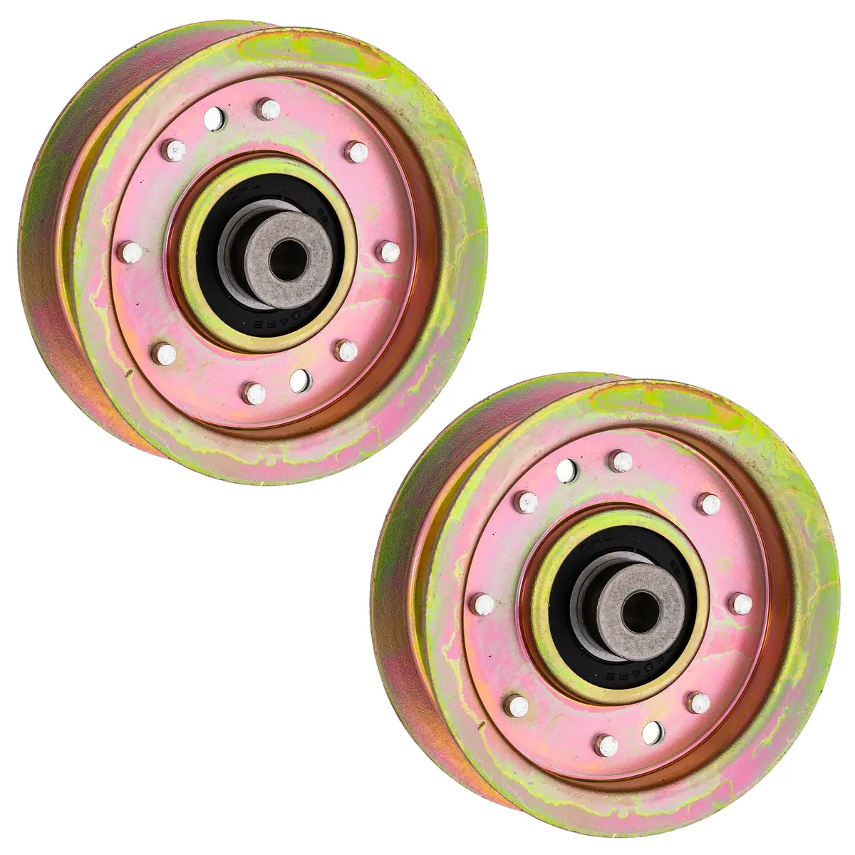Flat Idler Pulley Set For Ayp Poulan Pro Husqvarna 173901 532173901 156493 532156493 | 2-Pack 1