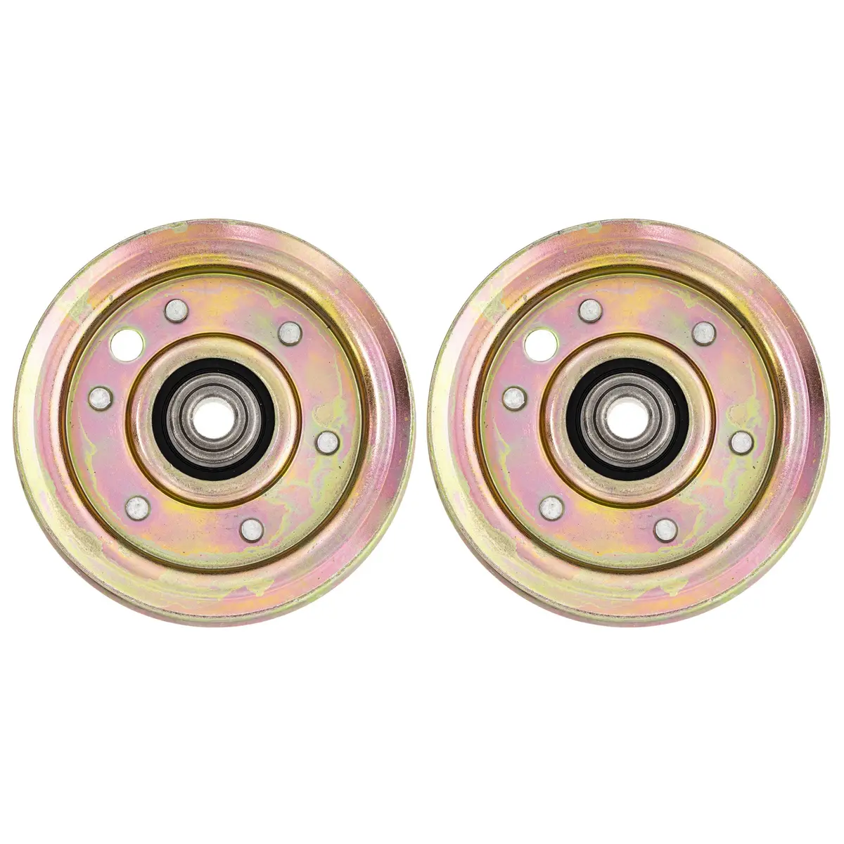Flat Idler Pulley Set For Husqvarna Poulan Pro Jonsered 177968 193197 532177968 532193197 21546308 | 2-Pack 1