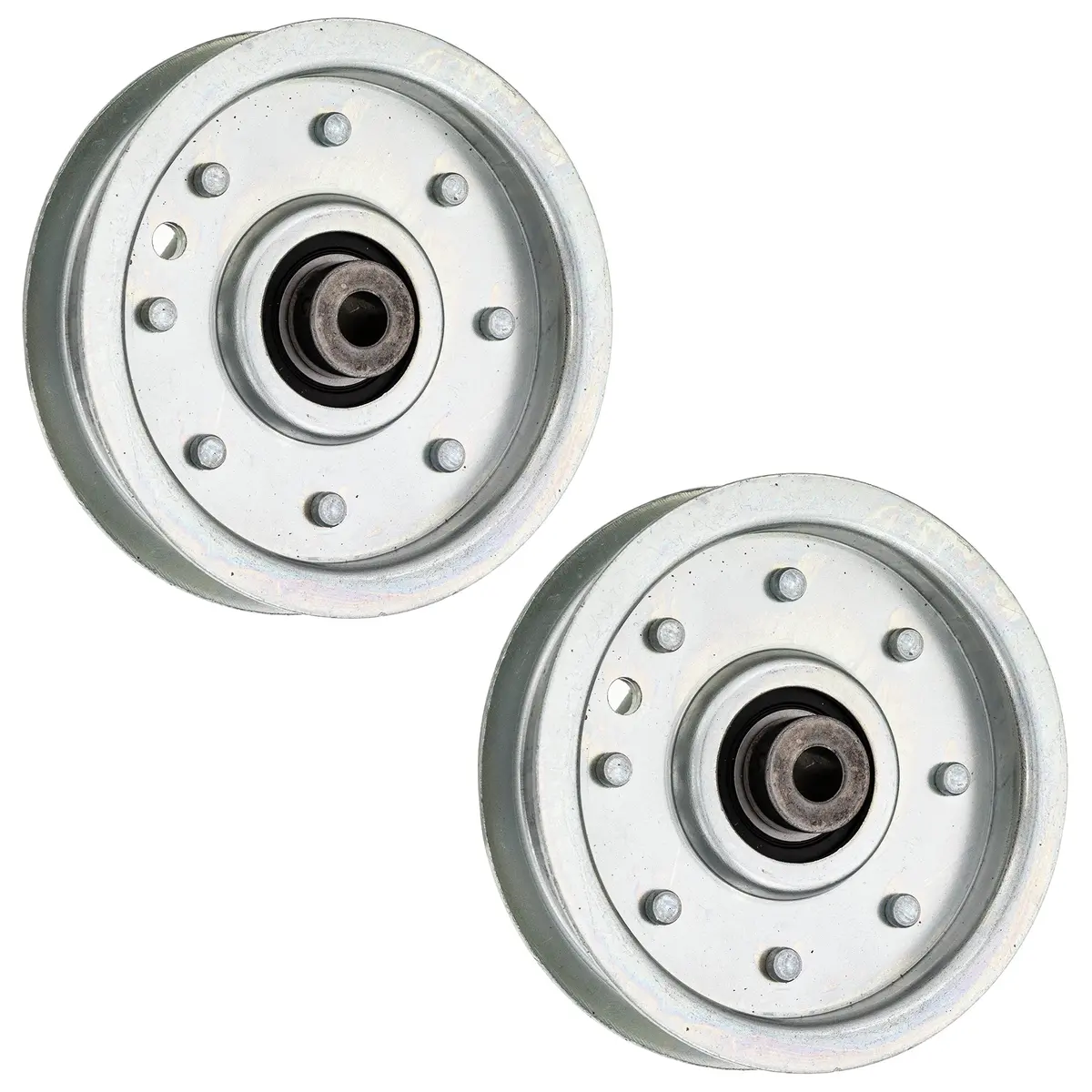 Flat Idler Pulley Set For Cub Cadet Craftsman Columbia 756-0627 756-0627D 956-0365 756-0627B | 2-Pack 1