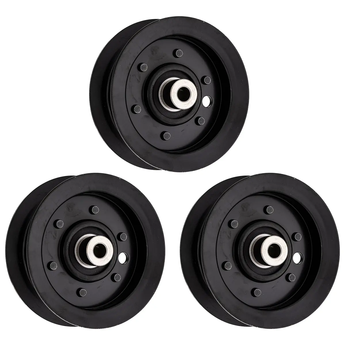 Flat Idler Pulley Set For Toro Exmark Hayter 106-2175 132-9420 | 3-Pack 1