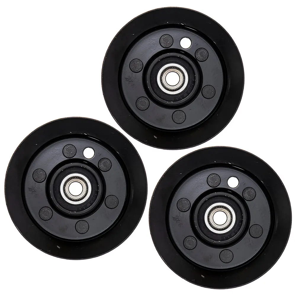 Flat Idler Pulley Set For Toro Exmark Hayter 106-2175 132-9420 | 3-Pack 2