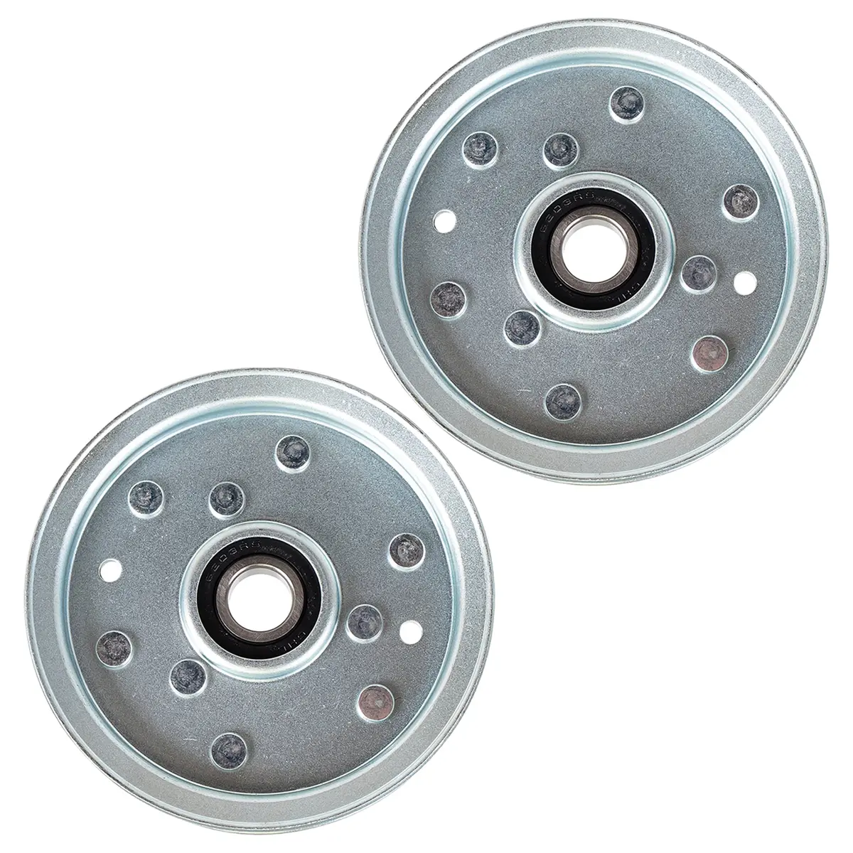 Flat Idler Pulley Set For Cub Cadet Troy-Bilt Columbia 756-05042 | 2-Pack 2