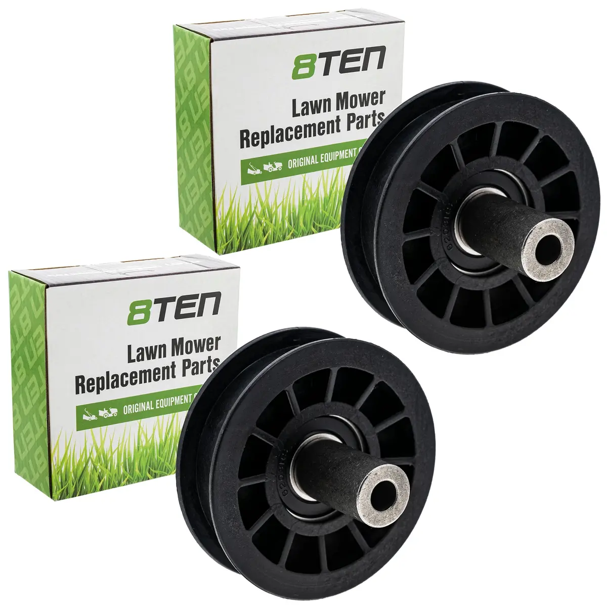 Flat Idler Pulley Set For Poulan Pro Husqvarna Poulan 532179114 179114 78-056 | 2-Pack 1