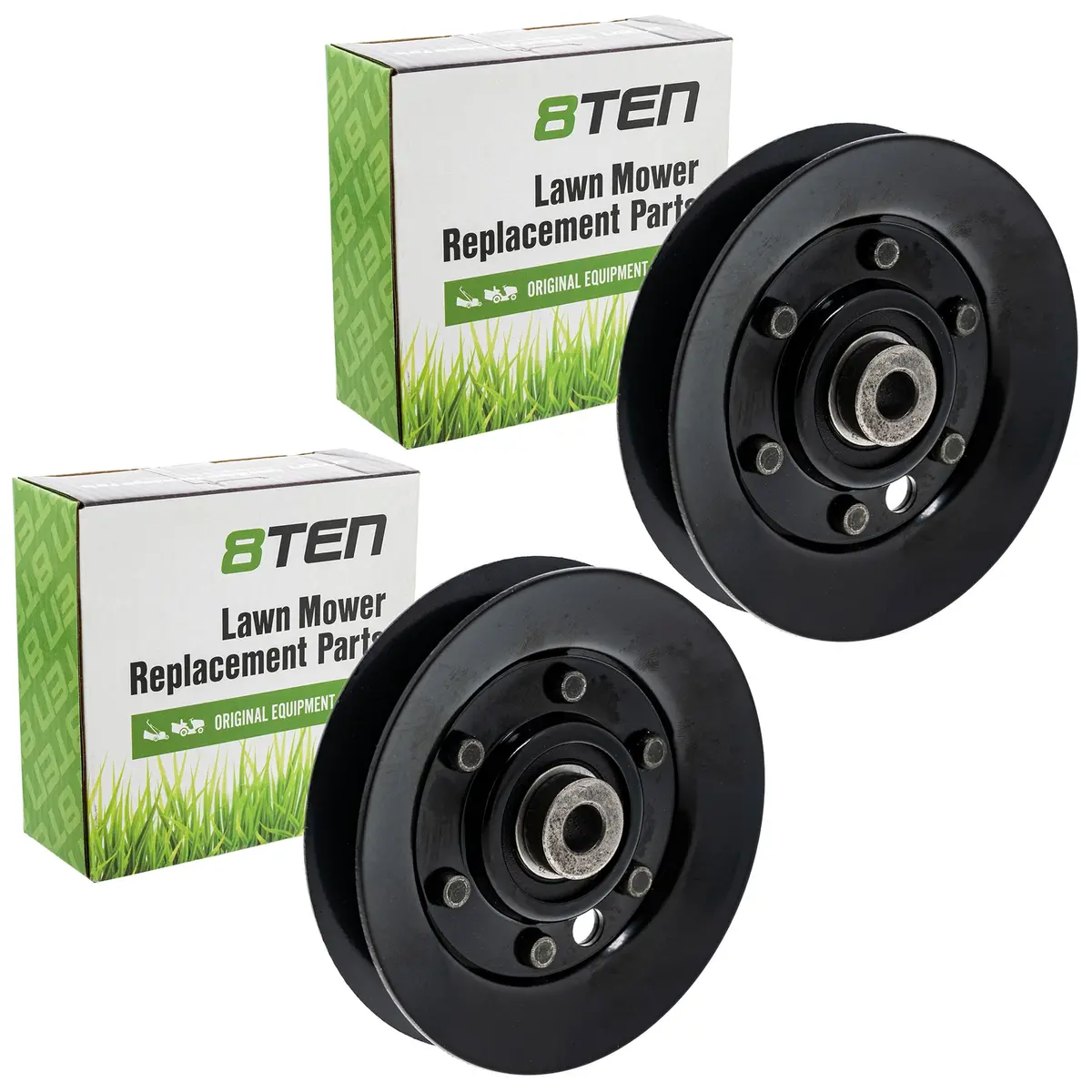 Idler Pulley Set For Cub Cadet Columbia Craftsman 7011029 756-0487 756-1208 756-0293A 1-1029 1726660 | 2-Pack 1
