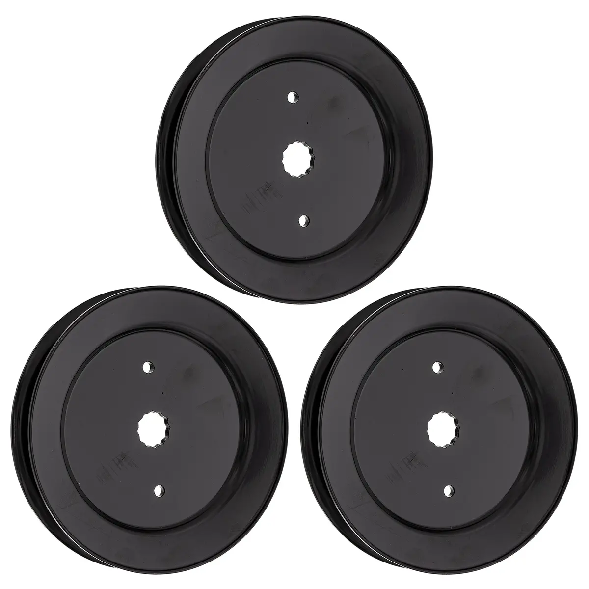Deck Spindle Pulley Set For Ayp Husqvarna Poulan Pro 153535 173436 532129861 129861 532173436 | 3-Pack 1