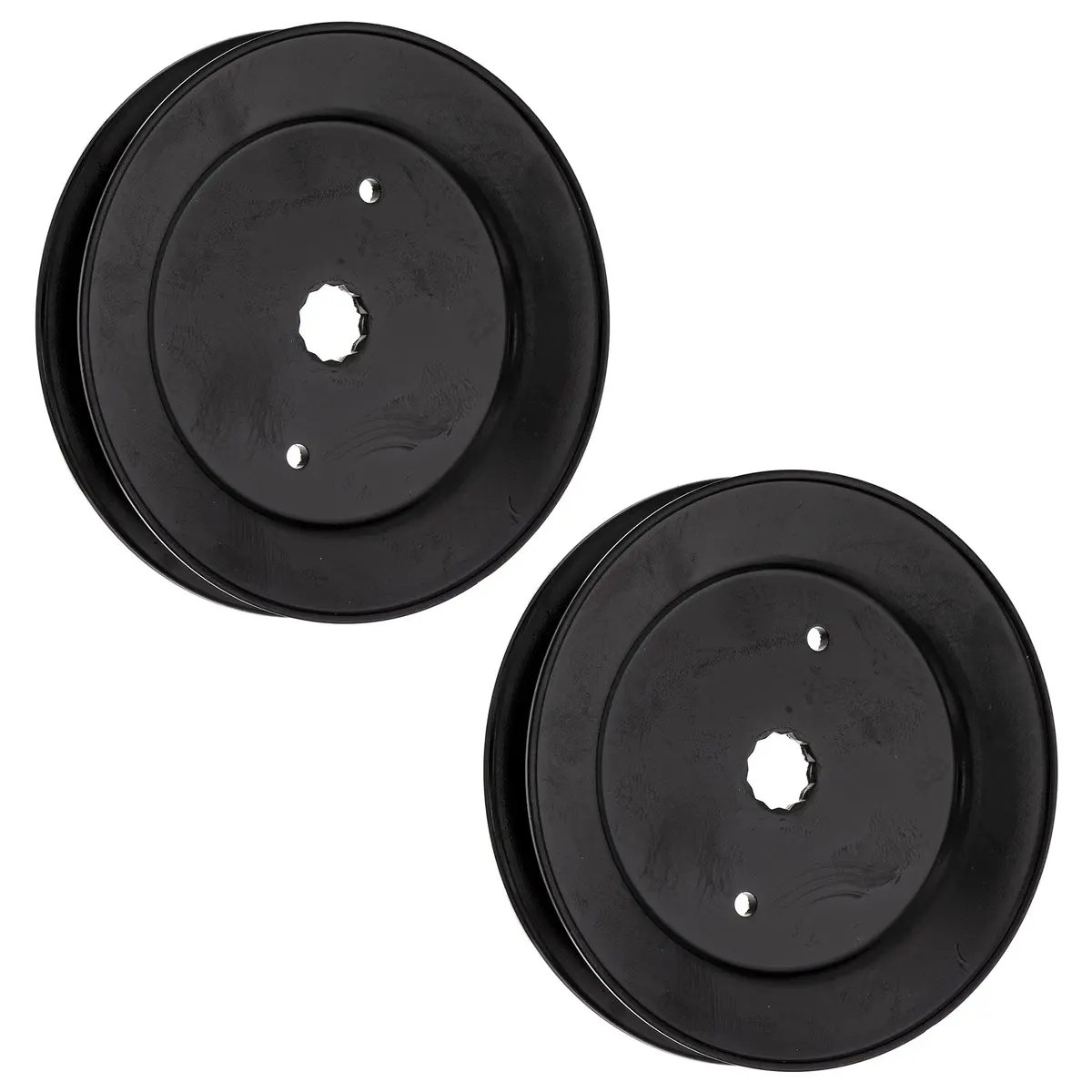Deck Spindle Pulley Set For Husqvarna Ayp Poulan 153532 173435 532173435 129206 532153532 532129206 | 2-Pack 1