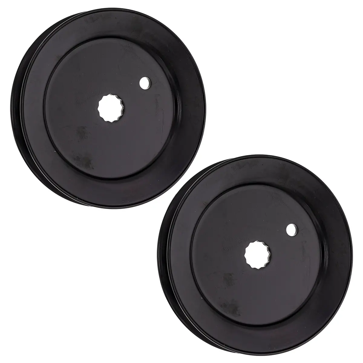 Deck Spindle Pulley Set For Huskee Mtd Gold Ranch King 112-0358 756-1187 | 2-Pack 1