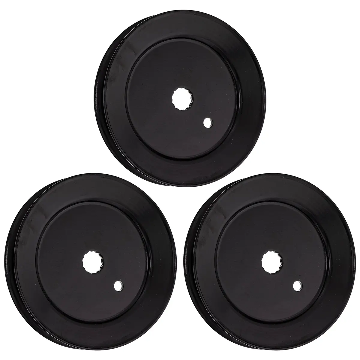 Spindle Pulley Set For Troy-Bilt Cub Cadet Craftsman 756-05038 | 3-Pack 1