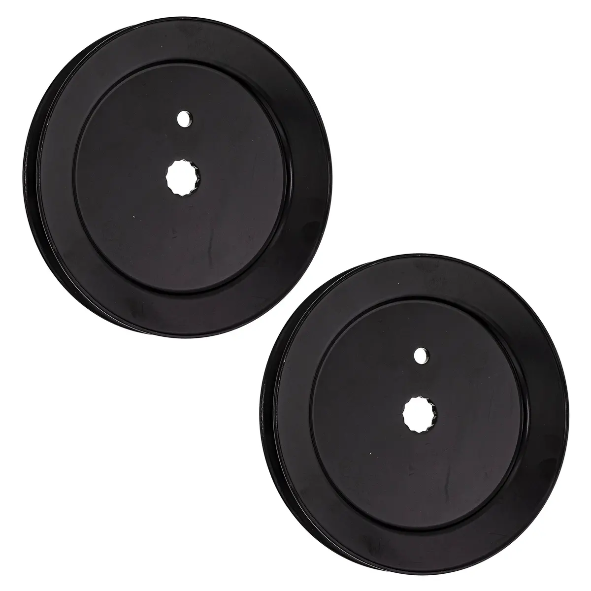 Spindle Pulley Set For Troy-Bilt Cub Cadet Craftsman 756-05111 | 2-Pack 1