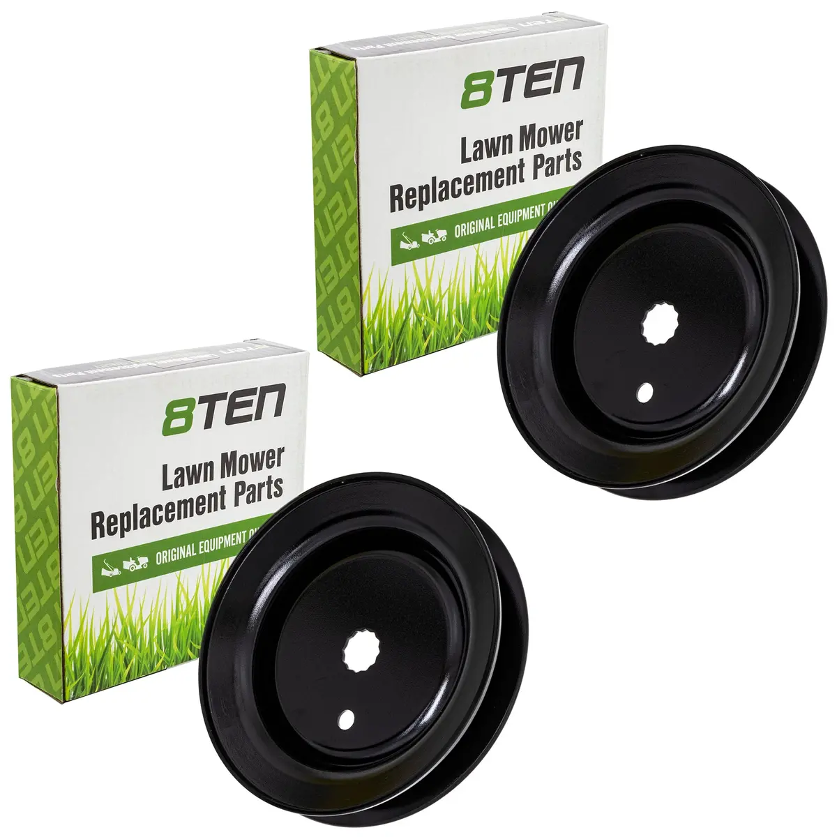 Mower Deck Pulley Set For Columbia Huskee Cub Cadet 756-1188 | 2-Pack 1