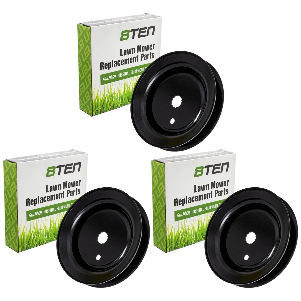 Mower Deck Pulley Set For Columbia Huskee Cub Cadet 756-1188 | 3-Pack 1
