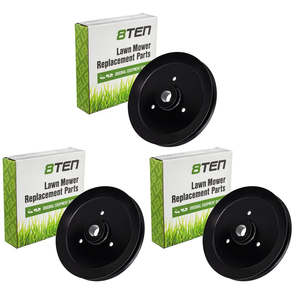 Mower Deck Pulley Set For Exmark 103-2795 | 3-Pack 1