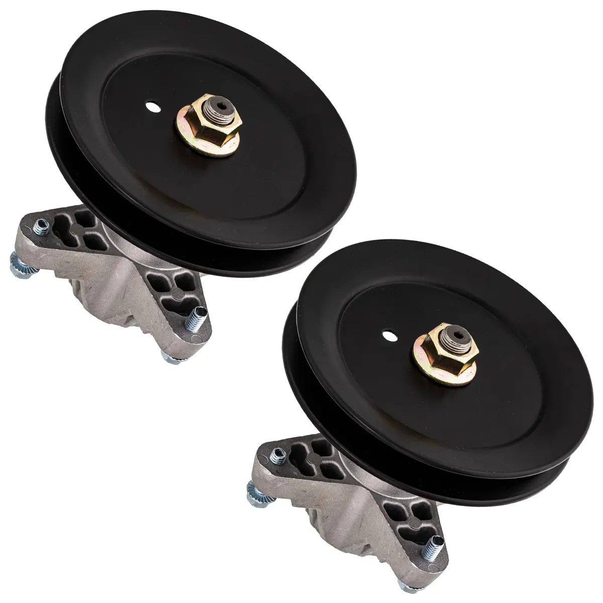 Deck Spindle Set For White Outdoor Troy-Bilt Huskee 918-0659 918-0624 618-0659 618-0624 112-0460 | 2-Pack 1