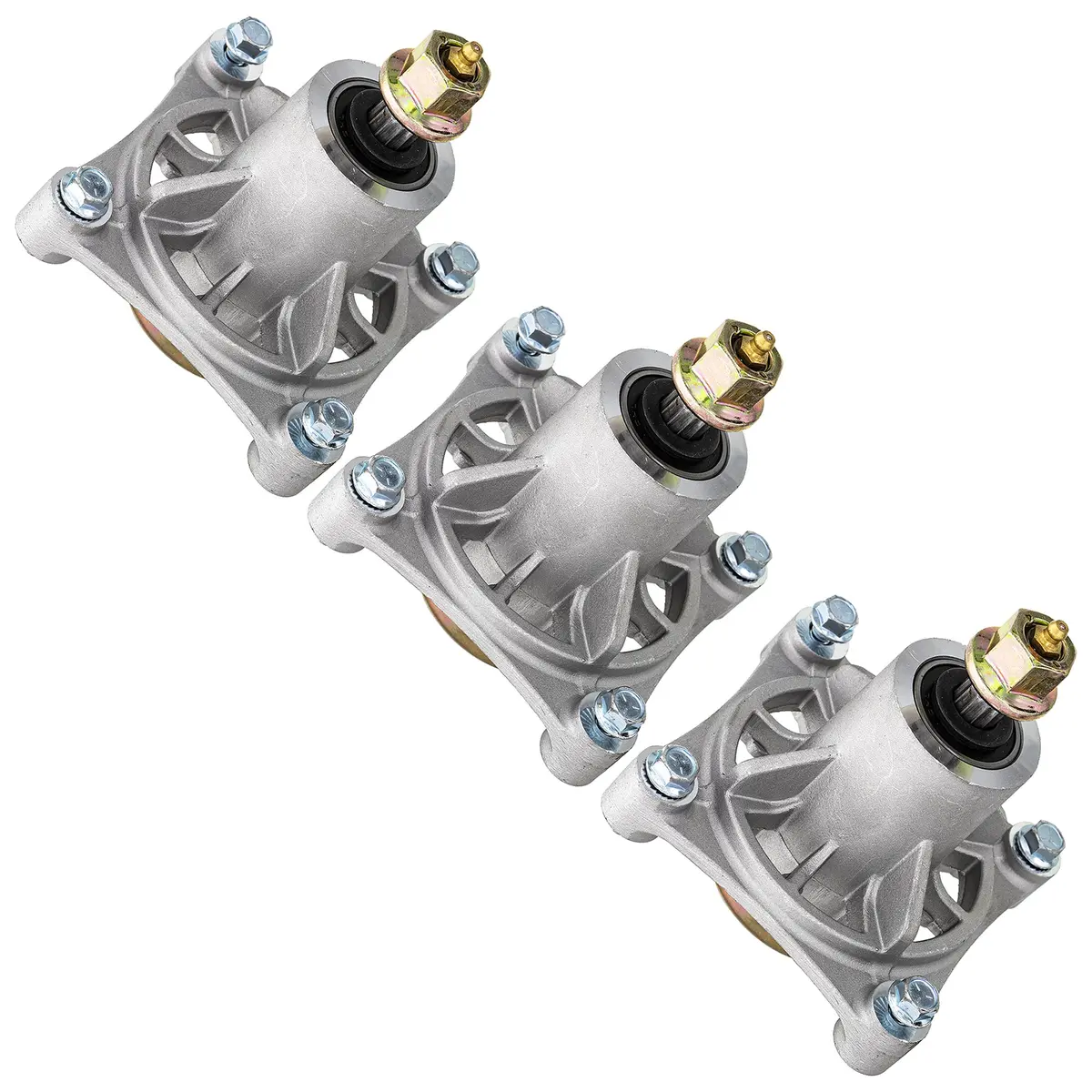 Mower Deck Spindle Set For Husqvarna Poulan Pro Statesman 174356 532174356 587125201 174358 | 3-Pack 1