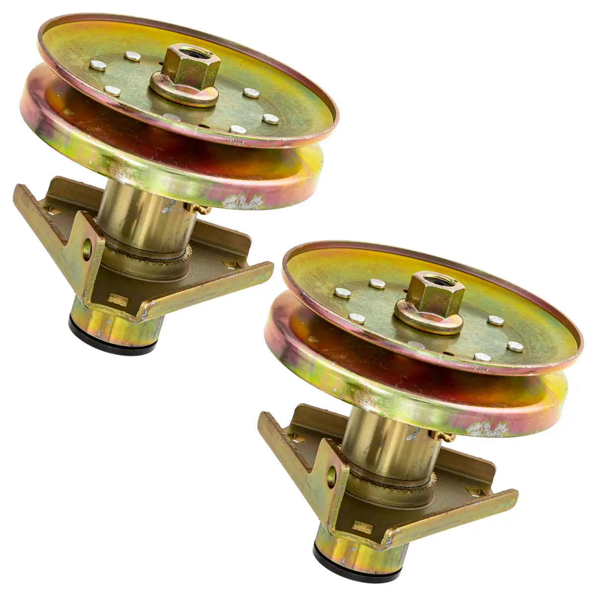 Deck Spindles & Mulching Blades Kit For John Deere Mk1002300 2