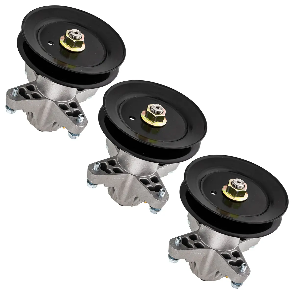 Deck Spindles & Mulching Blades Kit For Cub Cadet Troy-Bilt Craftsman Mk1002291 2