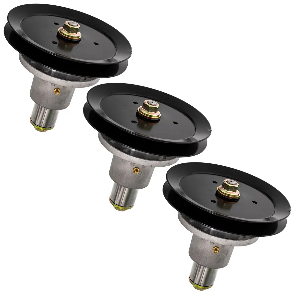 Deck Spindle With Pulley For Exmark 1-644092 644092 | 3-Pack 1