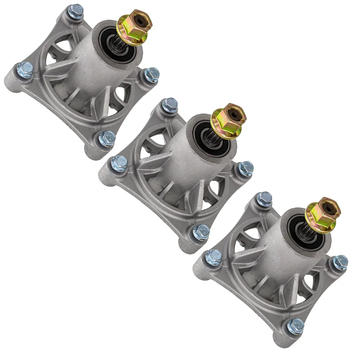 Deck Spindle Set For Hustler 604214 | 3-Pack 1