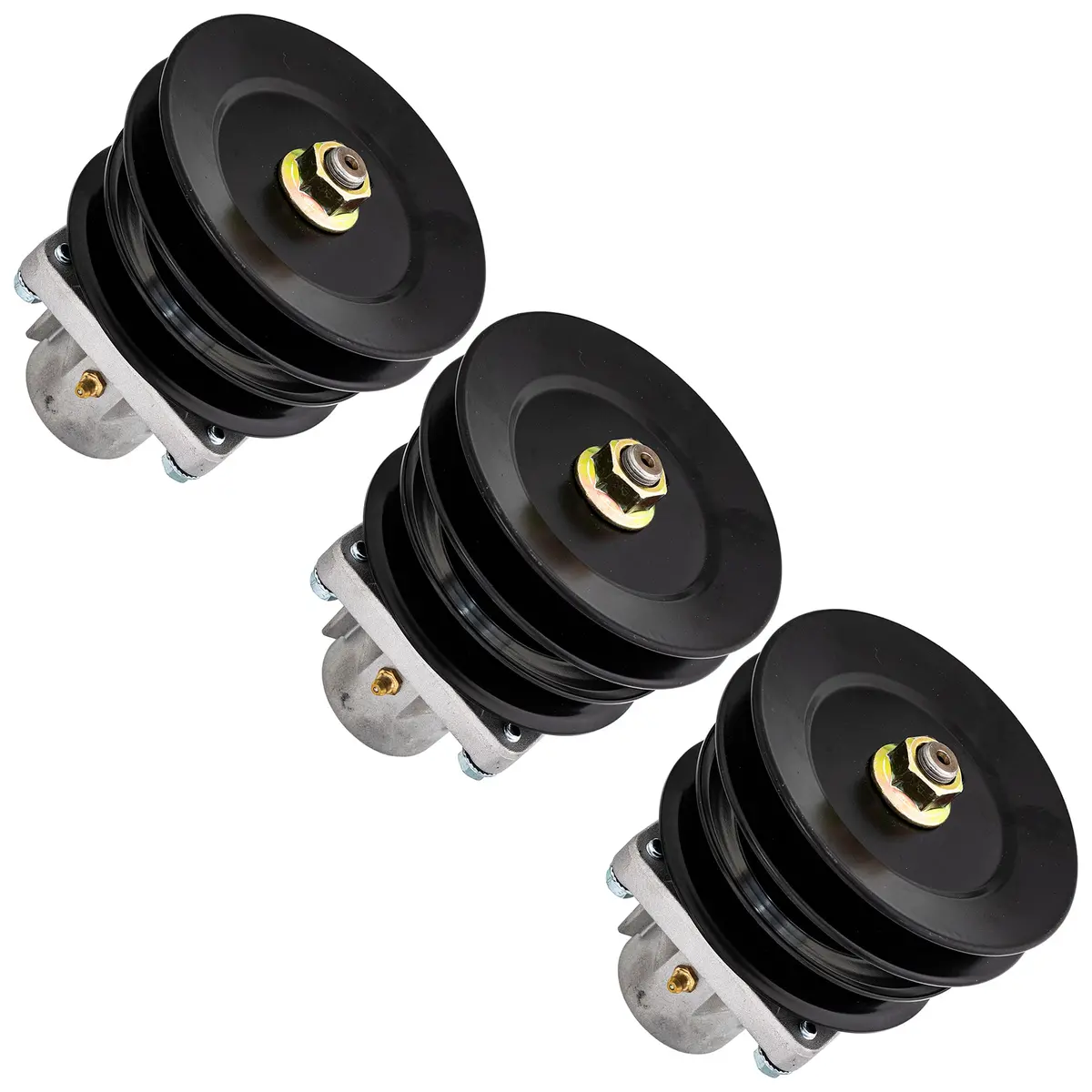 Mower Deck Spindle Set 810-Csp2325n For Huskee White Outdoor Columbia 112-0383 918-04134D 918-04134B | 3-Pack 1