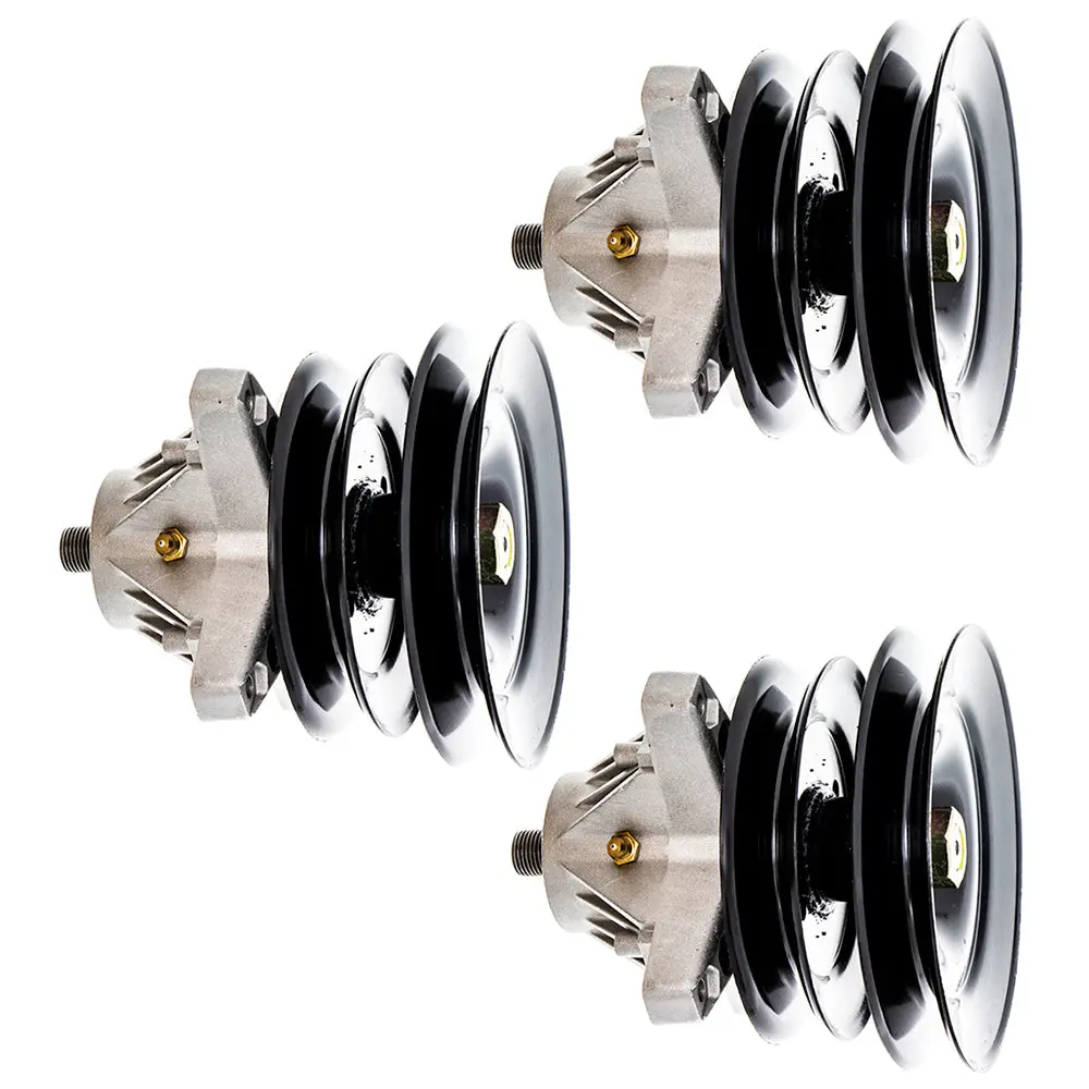 Deck Spindle Double Pulley Set For Huskee Yard-Machines Yard-Man 918-0429 918-0269 618-0269 618-0429 | 3-Pack 2