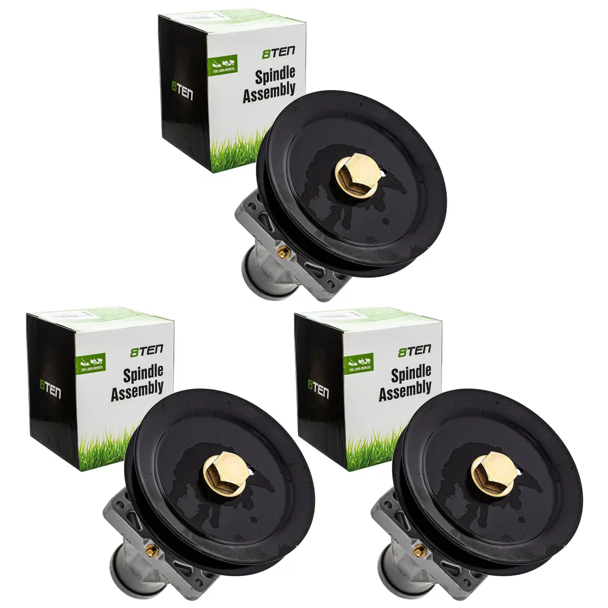 Mower Deck Spindle Set For Cub Cadet Craftsman Columbia 918-06076A 618-06076A 618-06076 918-06076 | 3-Pack 1