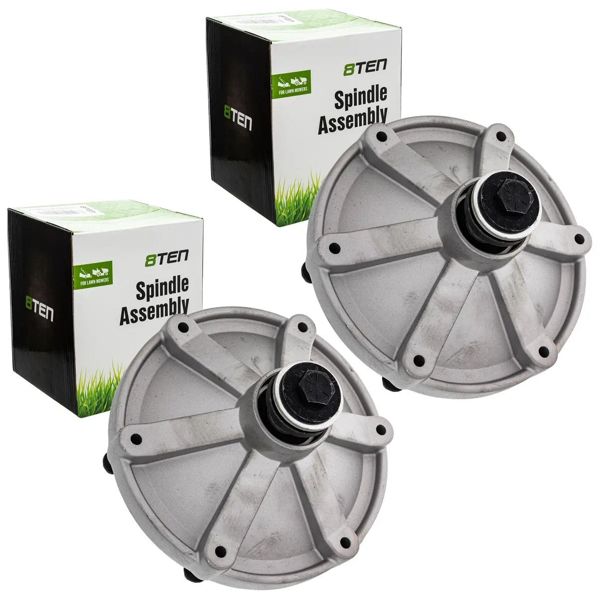 Mower Deck Spindle Set For Toro Exmark 116-5712 109-8744 116-3497 121-5681 109-6394 | 2-Pack 1