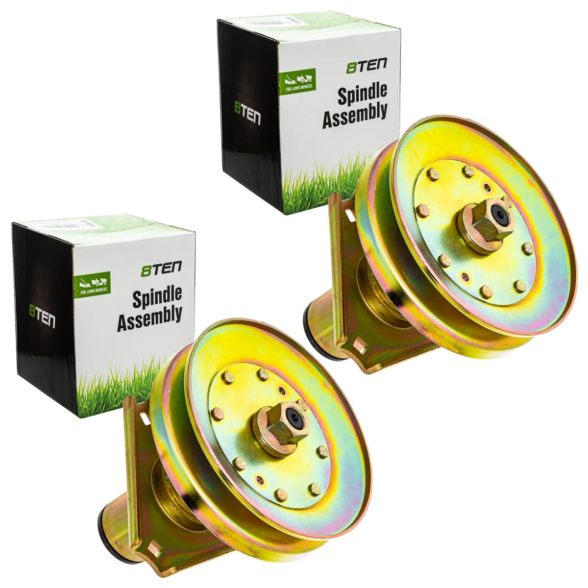Mower Deck Spindle Set For John Deere Am128048 Am126112 | 2-Pack 1