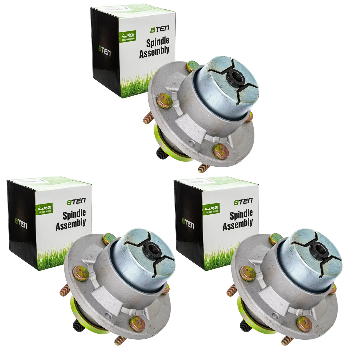 Deck Spindle Set For John Deere Scag Am144608 | 3-Pack 1