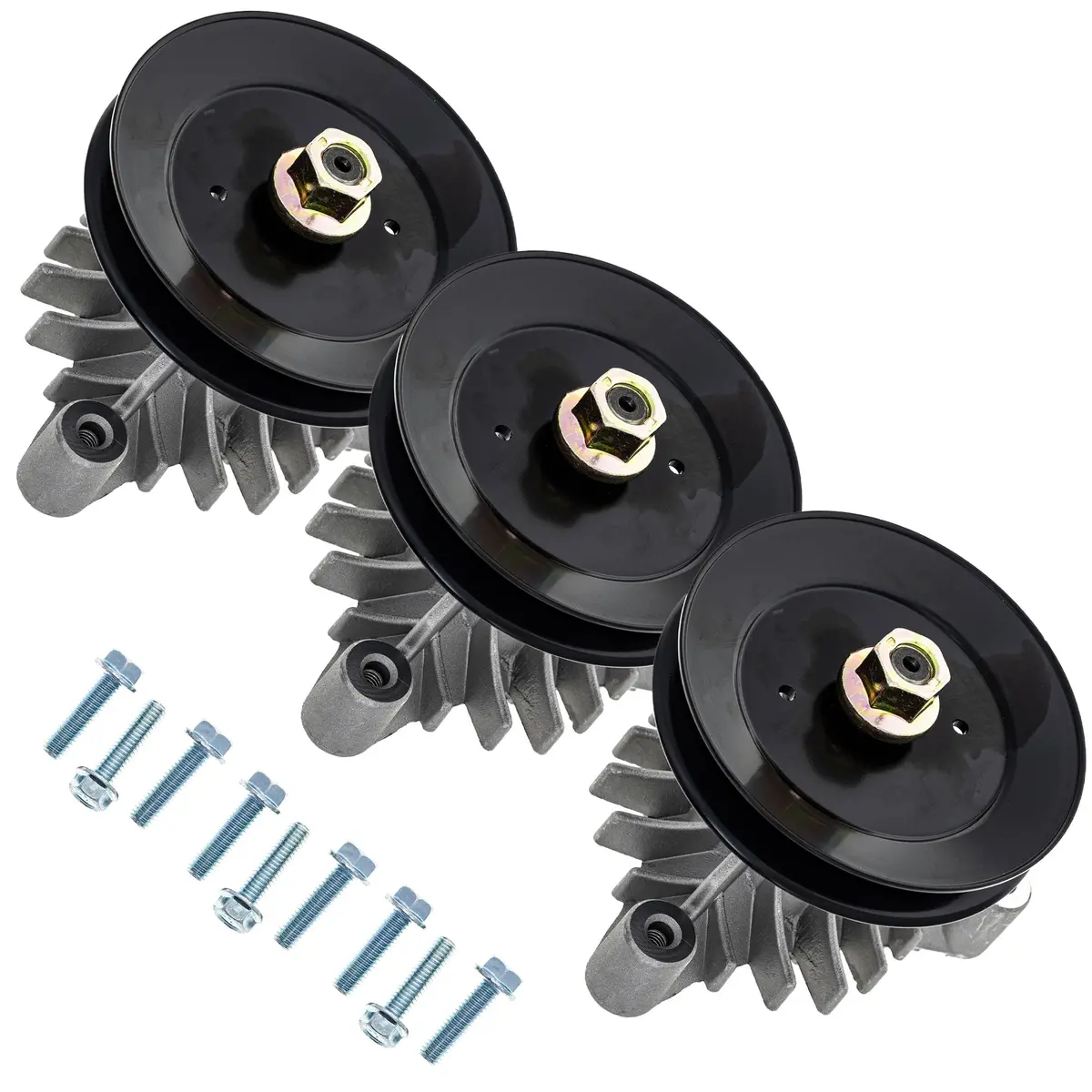 Deck Spindle Set For Ayp Wizard Craftsman | 3-Pack 1