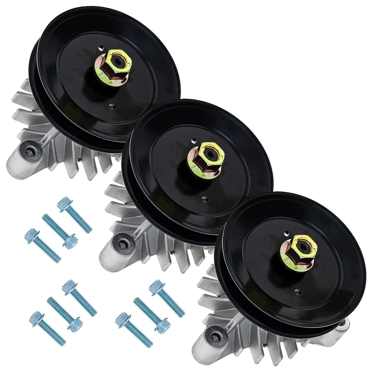 Deck Spindle Set For Poulan Pro Husqvarna | 3-Pack 1