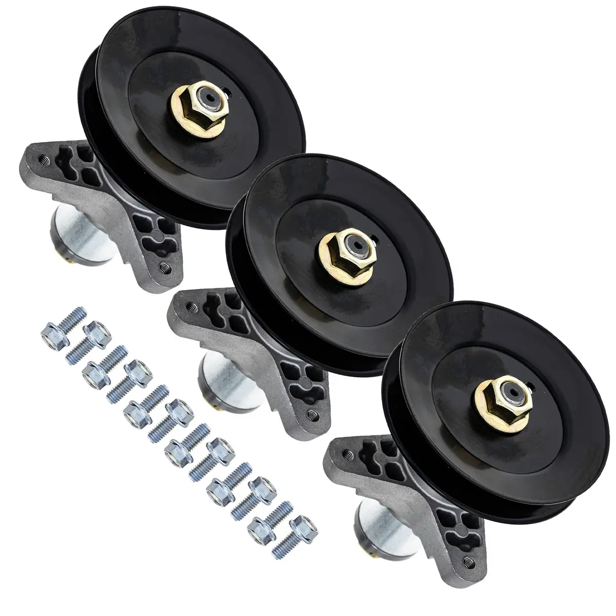 Deck Spindle Set For Cub Cadet 918-07384A 918-07384 618-07384A 618-07384 | 3-Pack 1