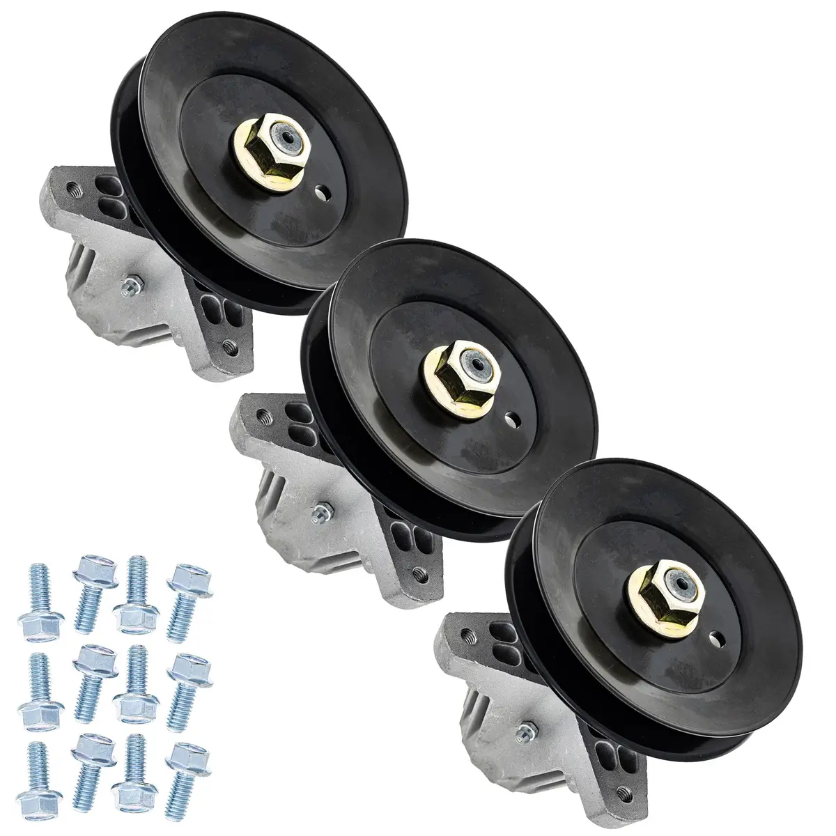 Deck Spindle Set For Troy-Bilt Cub Cadet 618P09255 618-09255 | 3-Pack 1