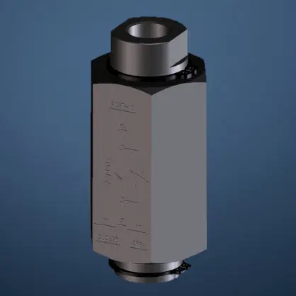 Aqfr - Line Mounted Adjustable Flow Valve 1