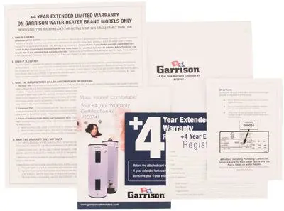 Garrison Extended Warranty 4 Years 1