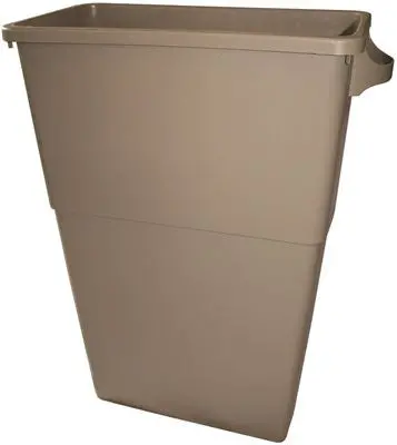 Appeal&Reg; Trimline Trash Can, Beige, 23 Gallons 1