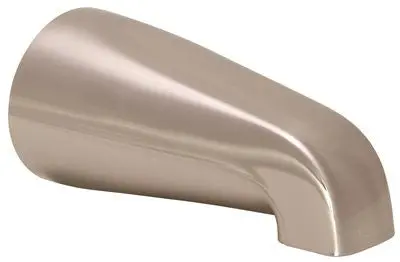 Proplus&Reg; Bathtub Spout With Adjustable Slide Connector, Brushed Nickel, 1-3-4" Telescoping Fit, 50 Per Bag 1