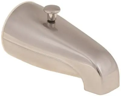 Proplus&Reg; Bathtub Spout With Top Diverter, Brushed Nickel, 3-4-Inch Ips, 25 Spouts Per Bag 1