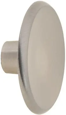 Bifold Knob, 1-3-4 In., Satin Nickel 1