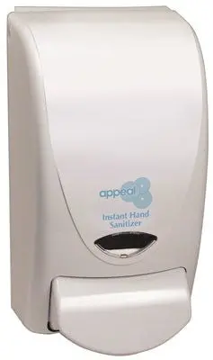 Appeal&Reg; Hand Sanitizer Dispenser, White, 1000Ml 1