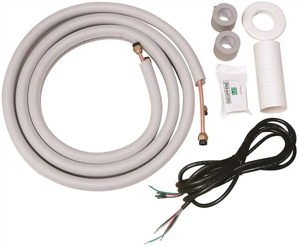 Garrison Mini-Split Installation Kit, 16 Ft. Piping Kit, 18 Ft. Connecting Wire (For 12K, 18K Units) 1