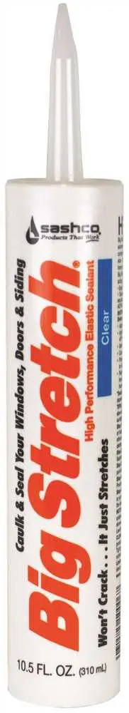 Big Stretch&Reg; Caulk, 10.5 Oz., Clear 1