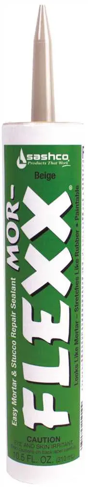 Mor-Flexx&Reg; Acrylic Latex Caulk, Flexible, 10.5 Oz., Beige 1
