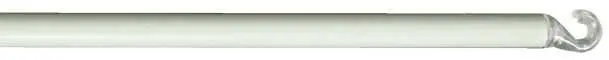 Wand For 2 In. Faux Wood 29.5 In. Blind, Pvc, White 1