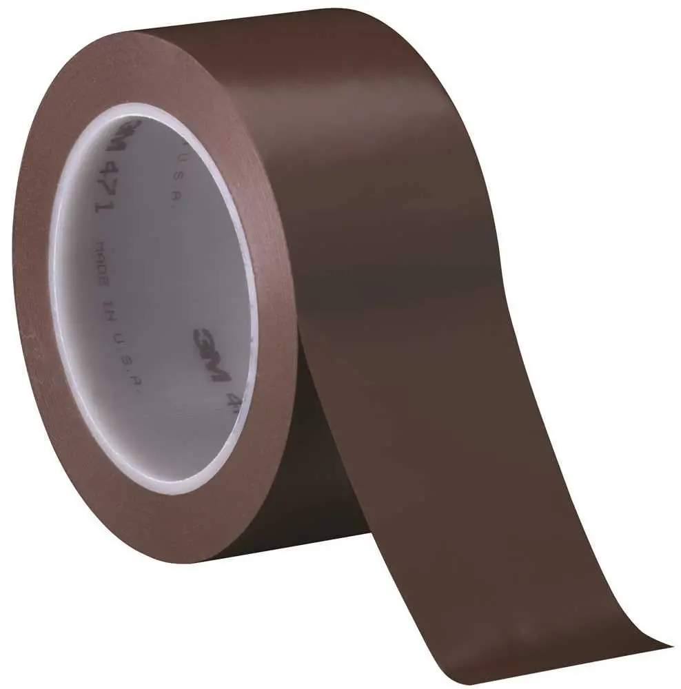 3M&Trade; 471 Vinyl Tape, 2 In. X 36 Yd., Brown 1
